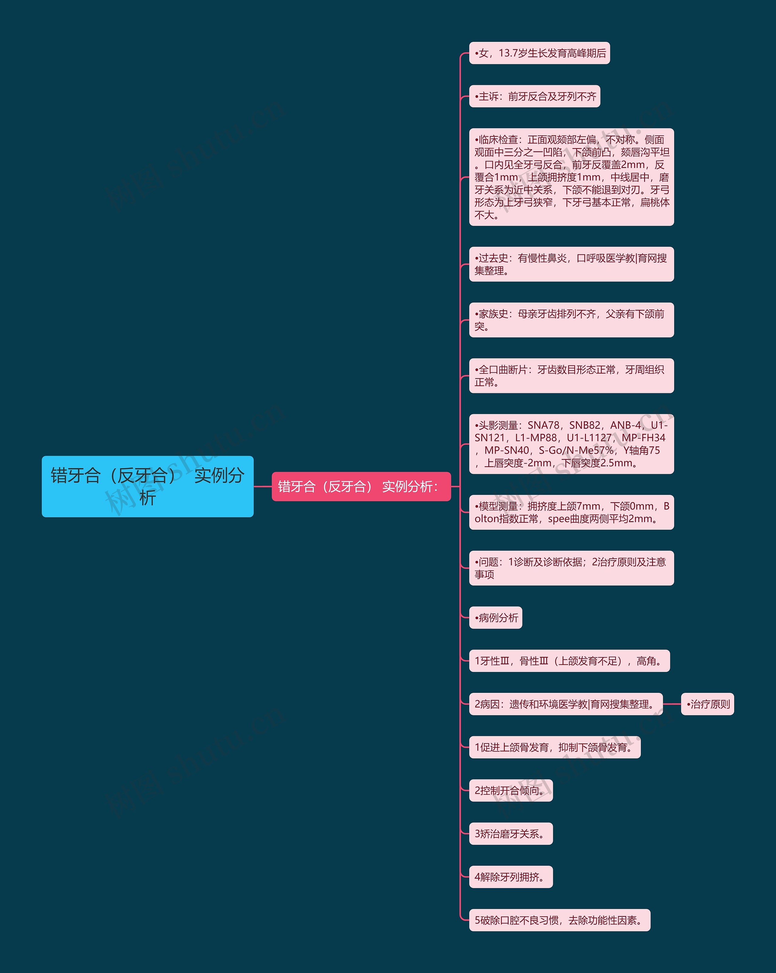 错牙合(反牙合) 实例分析 错牙合(反牙合) 实例分析