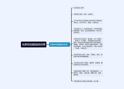 仙茅的功能|临床应用