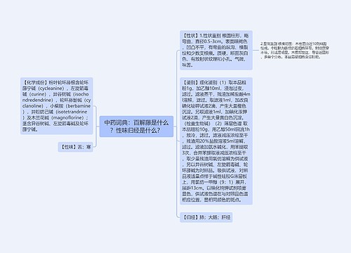 中药词典：百解藤是什么？性味归经是什么？