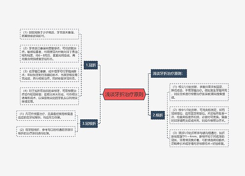 浅谈牙折治疗原则