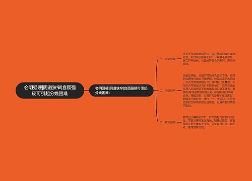 会阴强硬|阴道狭窄|宫颈强硬可引起分娩困难