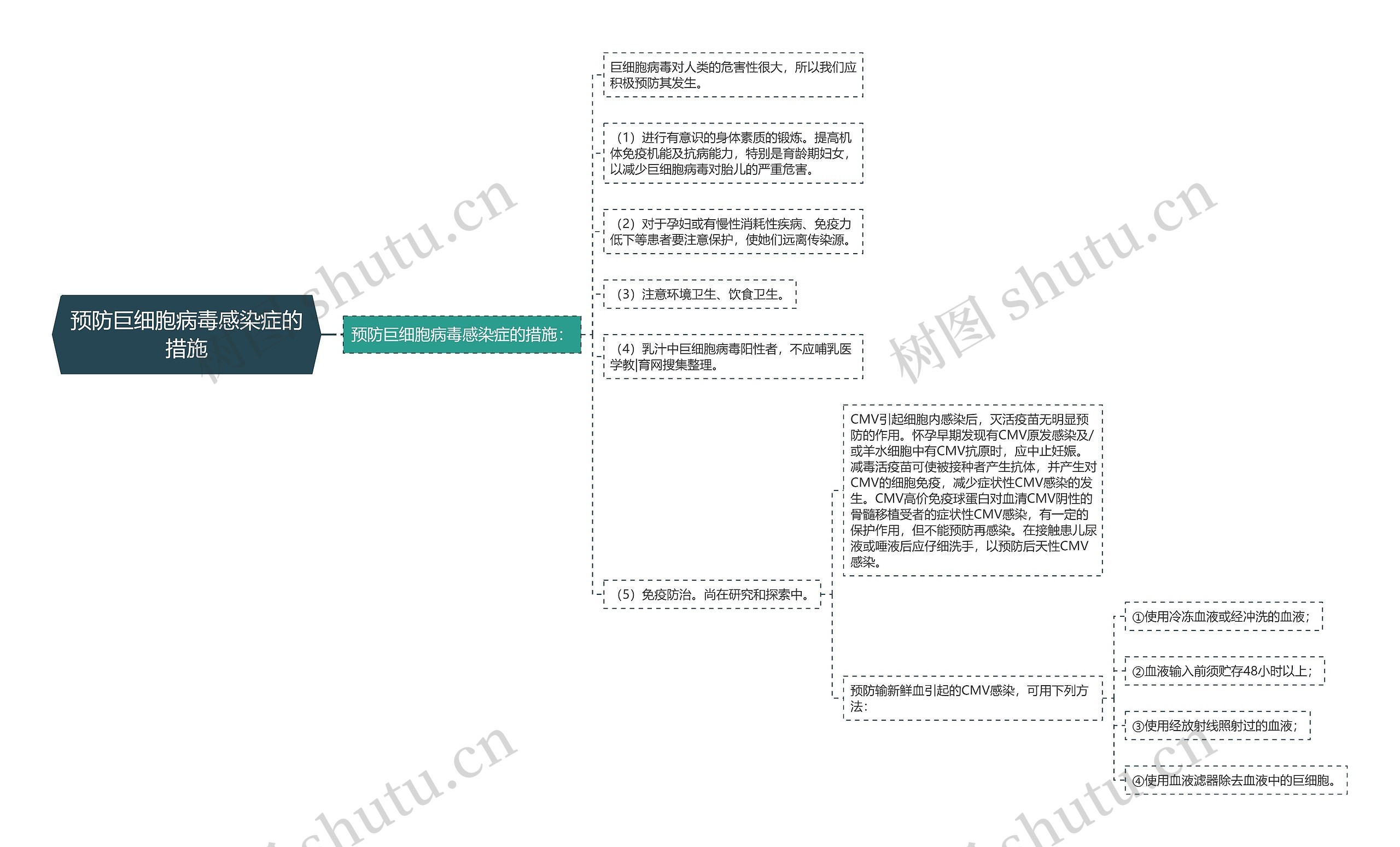 预防巨细胞病毒感染症的措施