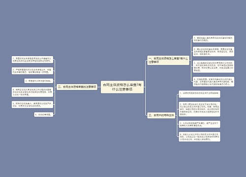 合同主体资格怎么审查?有什么注意事项