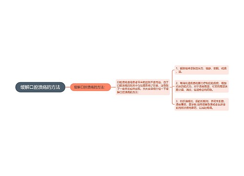 缓解口腔溃疡的方法