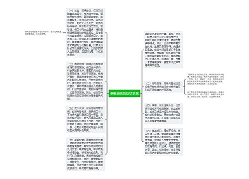 咽喉创伤的症状表现