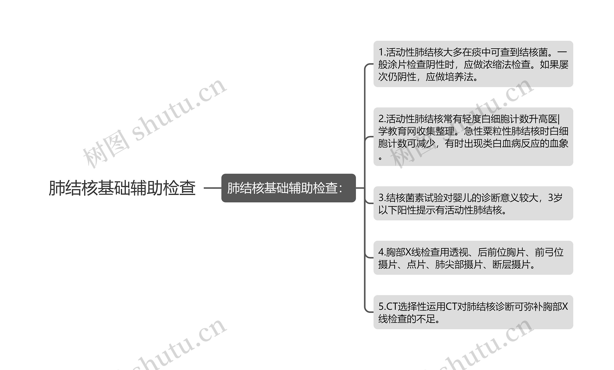 肺结核基础辅助检查