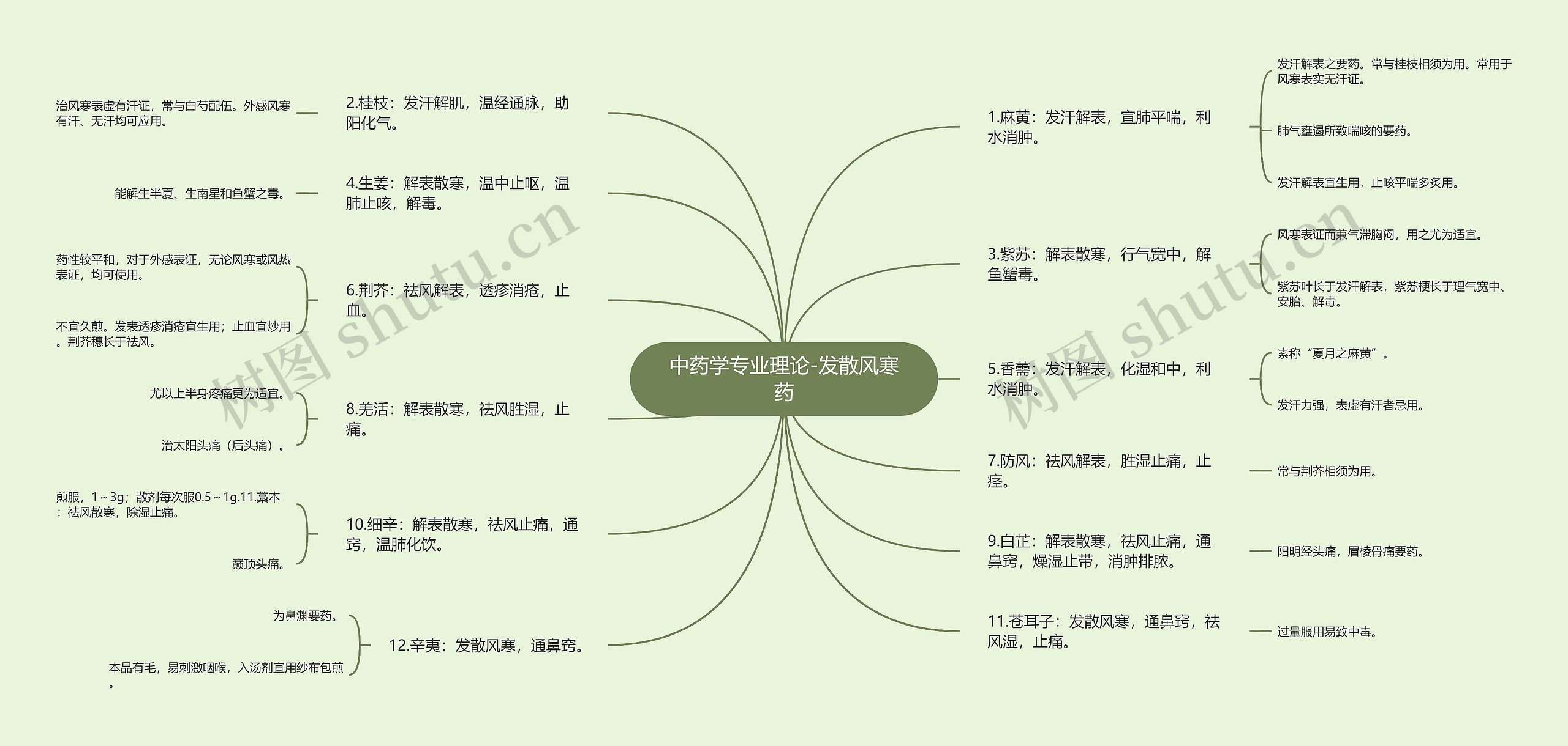中药学专业理论-发散风寒药