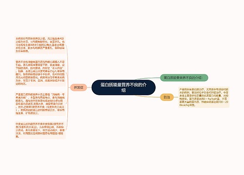 蛋白质能量营养不良的介绍