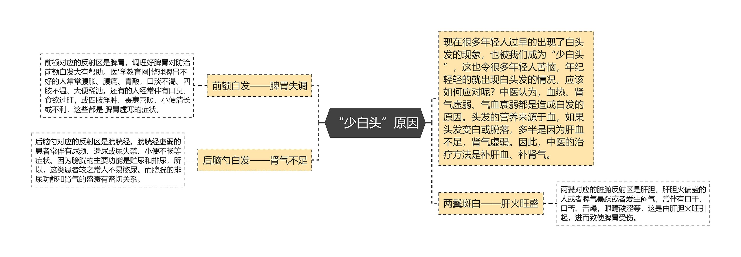 “少白头”原因