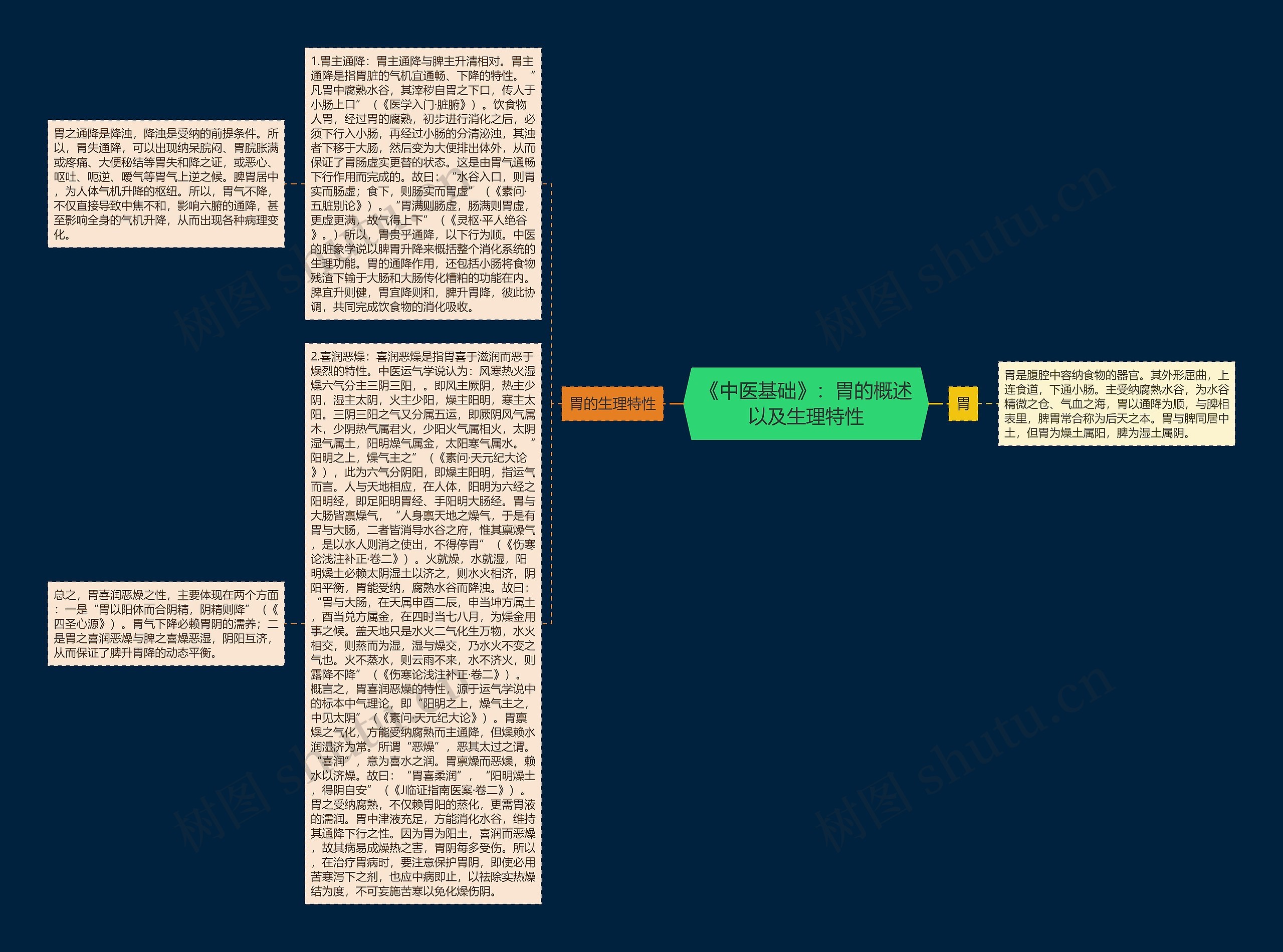 《中医基础》:胃的概述以及生理特性 《中医基础》:胃的概述以及生理特性