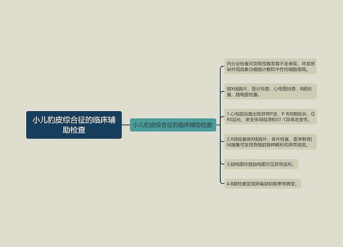 小儿豹皮综合征的临床辅助检查