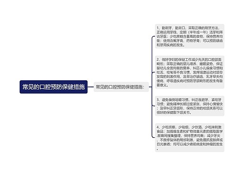 常见的口腔预防保健措施