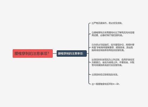 腰椎穿刺的注意事项？