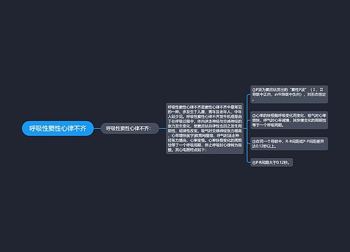 呼吸性窦性心律不齐