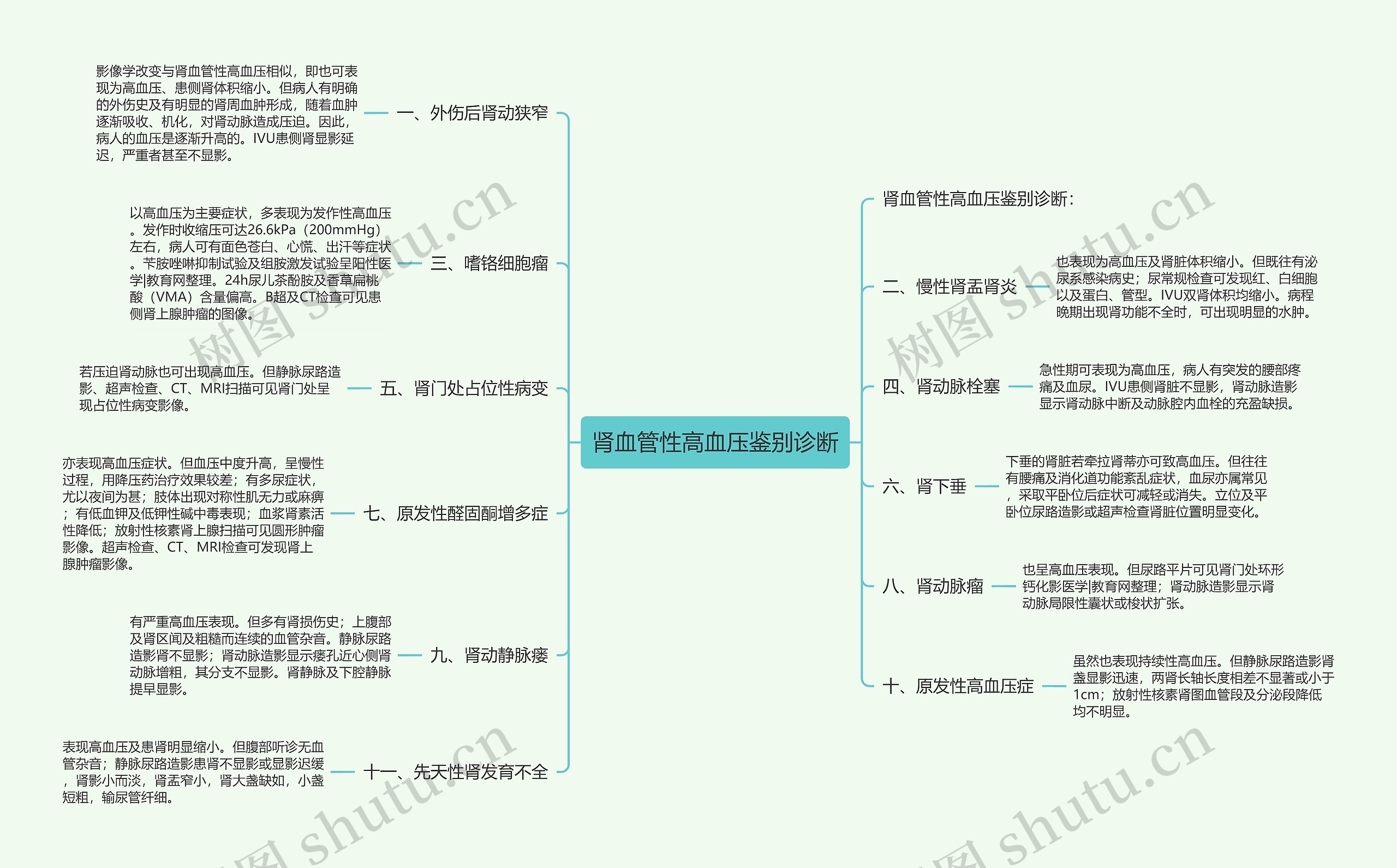 肾血管性高血压鉴别诊断 肾血管性高血压鉴别诊断