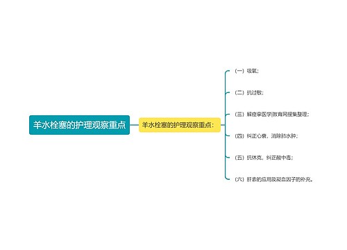 羊水栓塞的护理观察重点