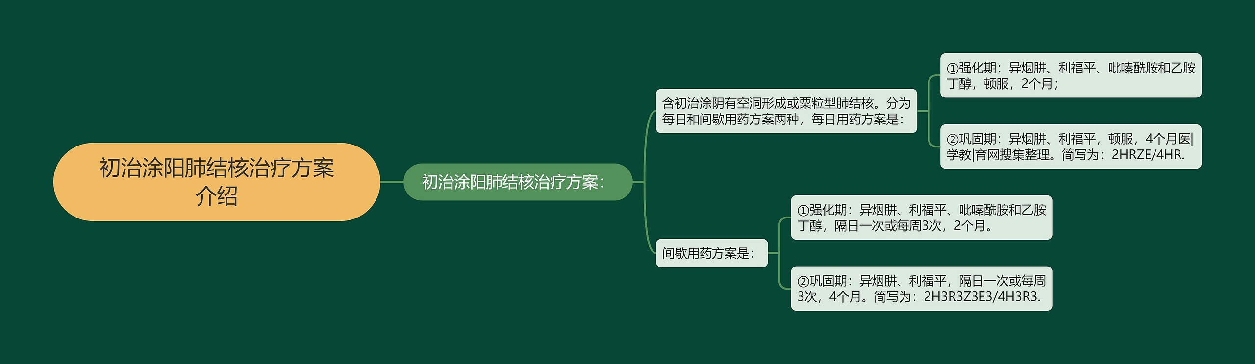 初治涂阳肺结核治疗方案介绍