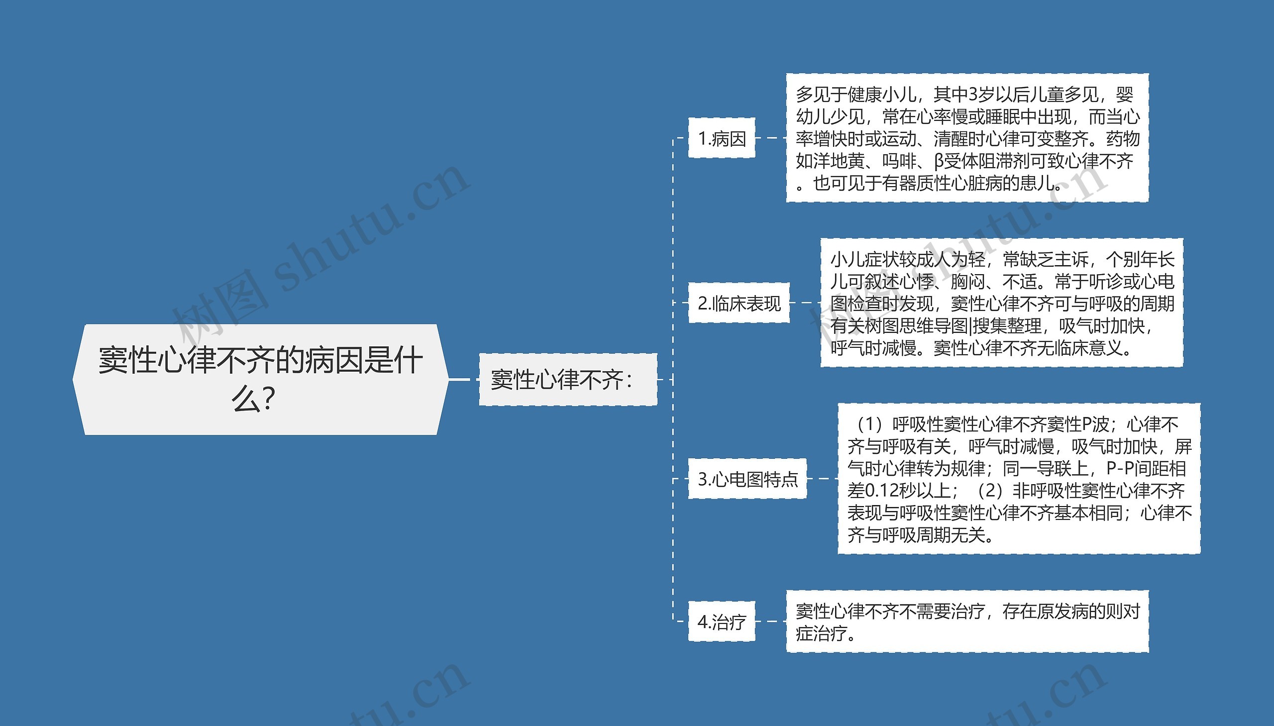 窦性心律不齐的病因是什么？思维导图