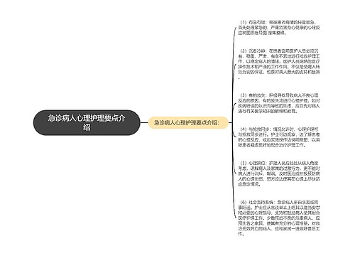 急诊病人心理护理要点介绍