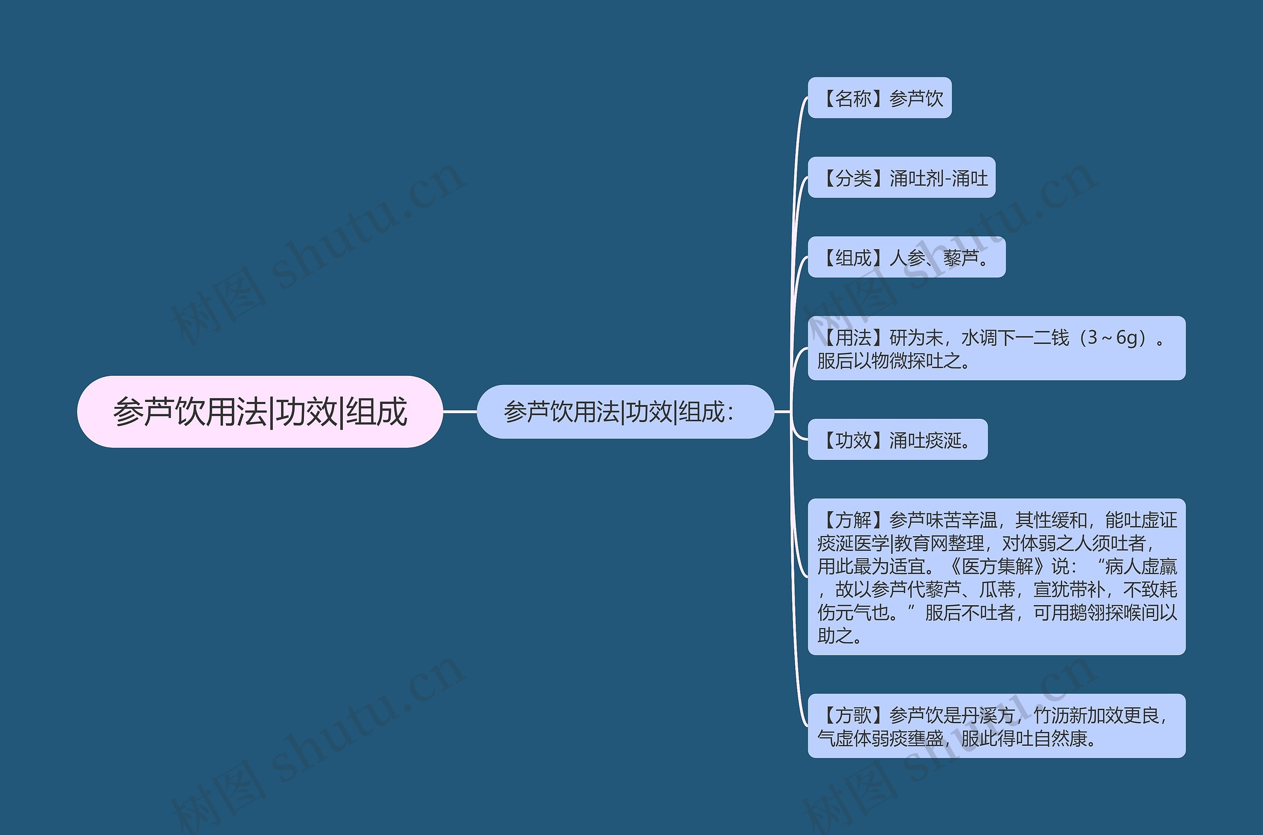 参芦饮用法|功效|组成 参芦饮用法|功效|组成