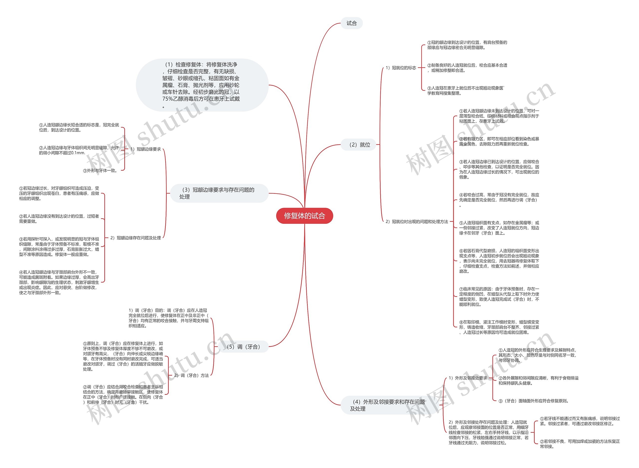 修复体的试合 修复体的试合