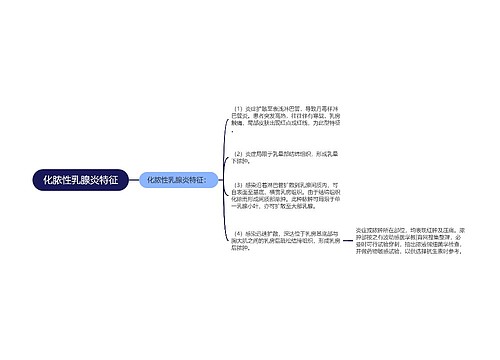 化脓性乳腺炎特征