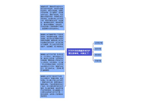 针对外伤性截瘫患者的护理注意事项，本篇全了！