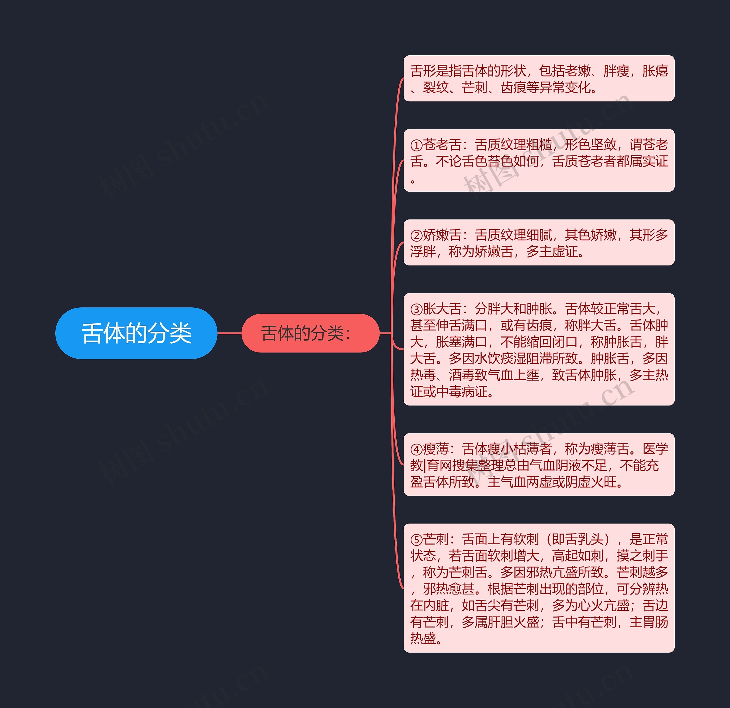 舌体的分类 舌体的分类