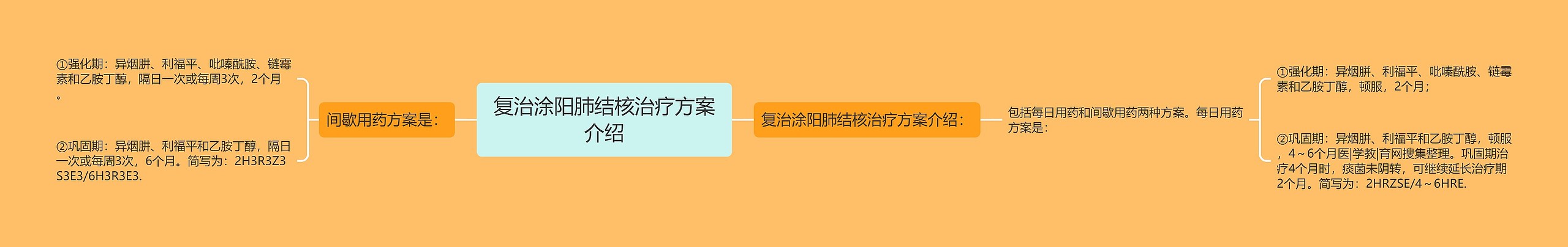 复治涂阳肺结核治疗方案介绍思维导图