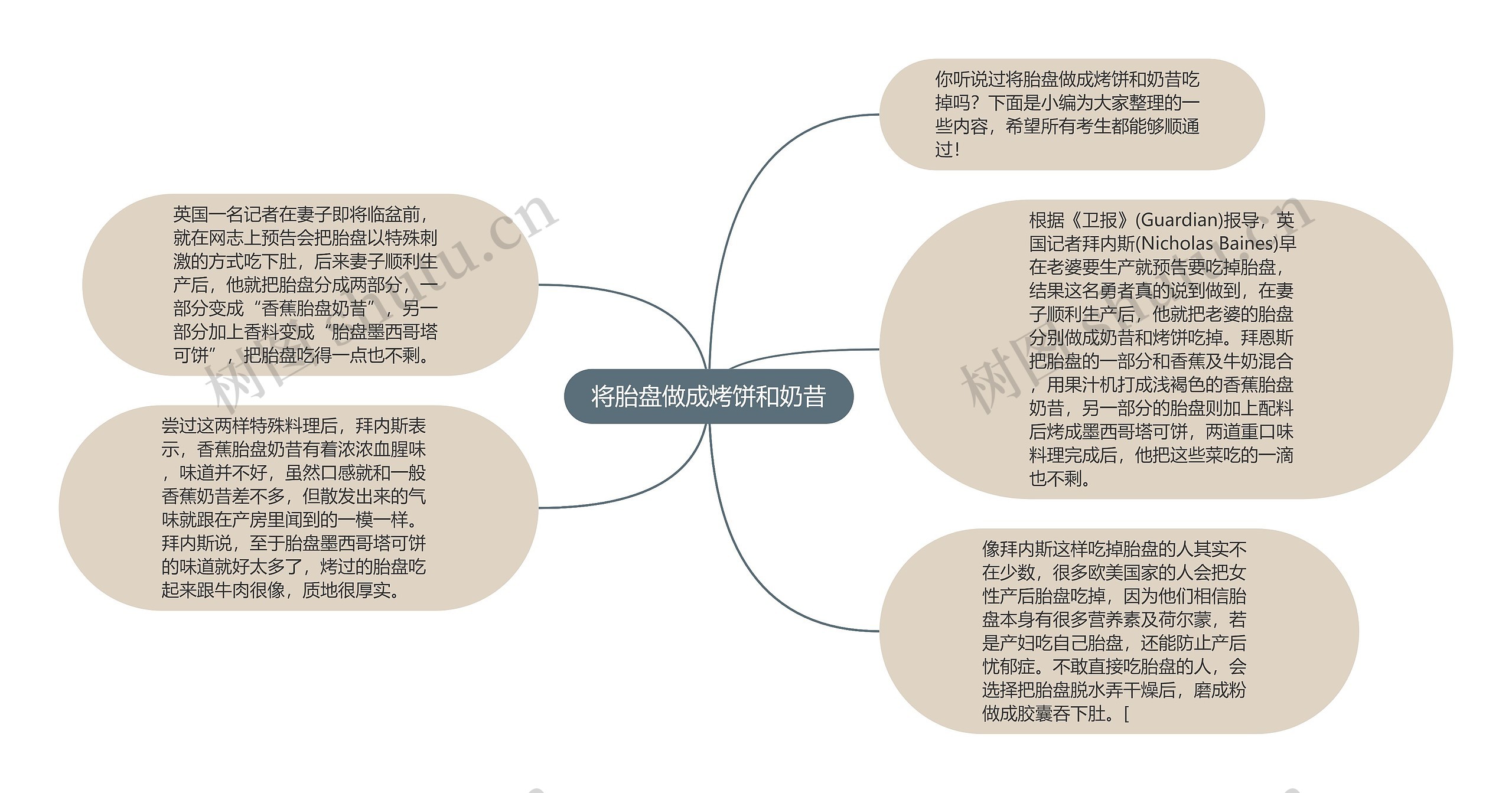 将胎盘做成烤饼和奶昔 将胎盘做成烤饼和奶昔