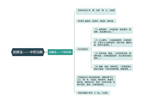 胡黄连——中药词典