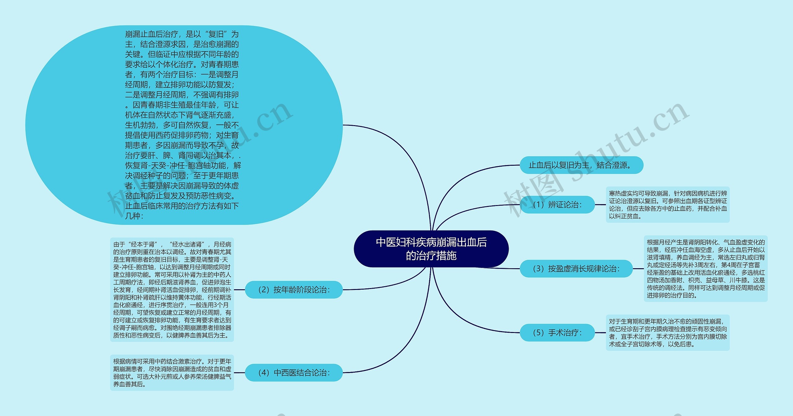 中医妇科疾病崩漏出血后的治疗措施