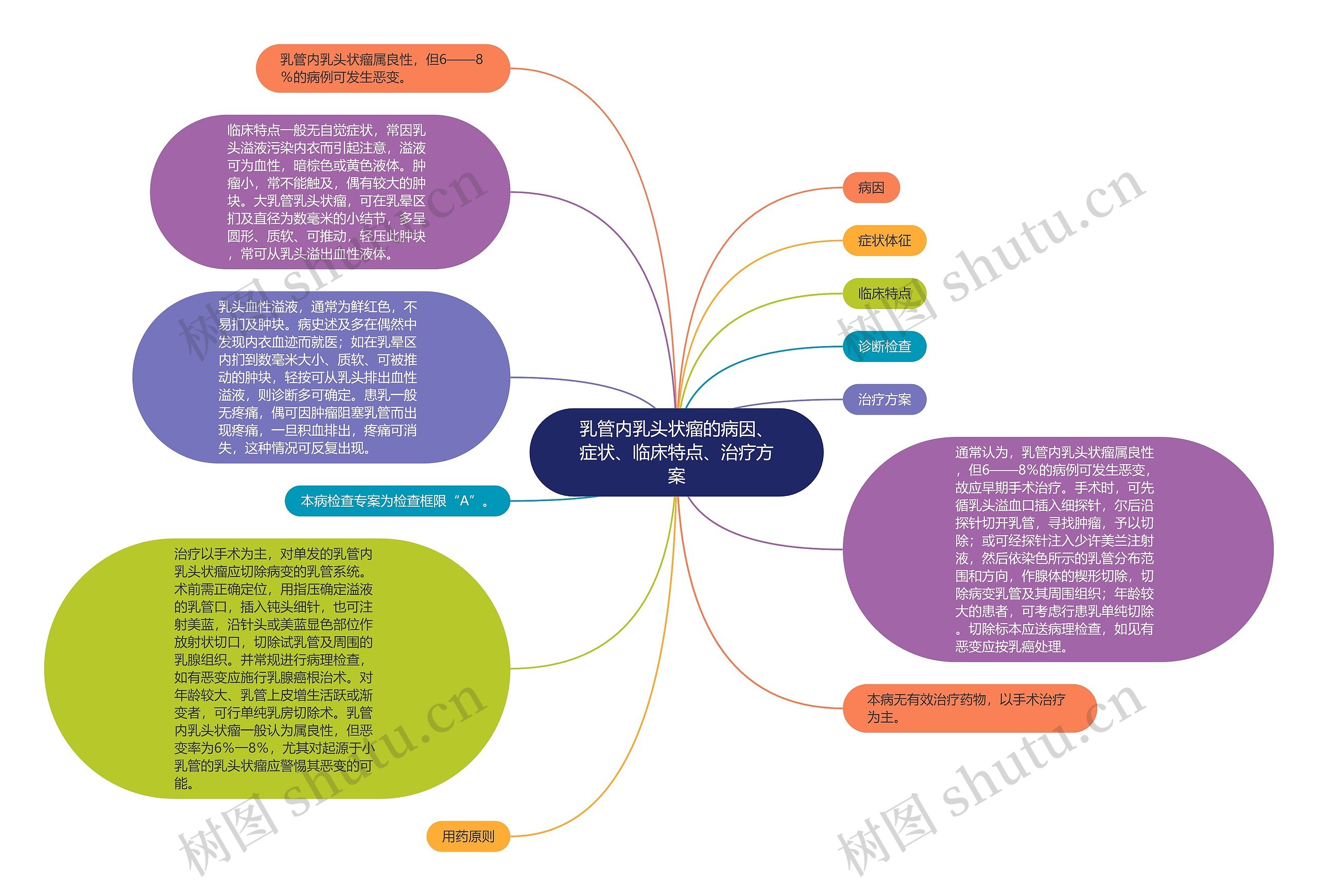 乳管内乳头状瘤的病因、症状、临床特点、治疗方案