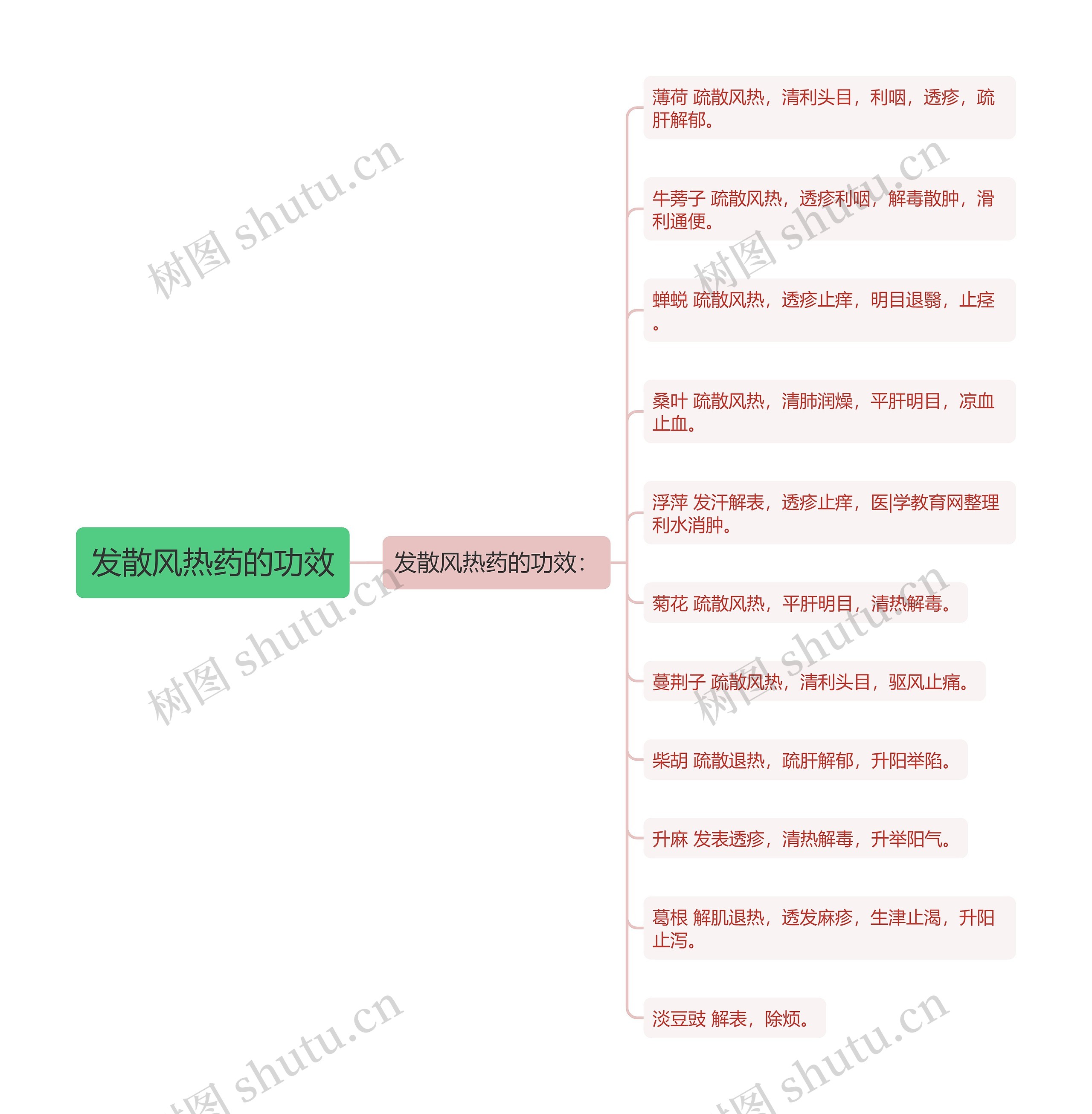 发散风热药的功效 发散风热药的功效