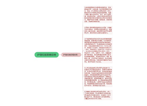 护理妊娠期糖尿病