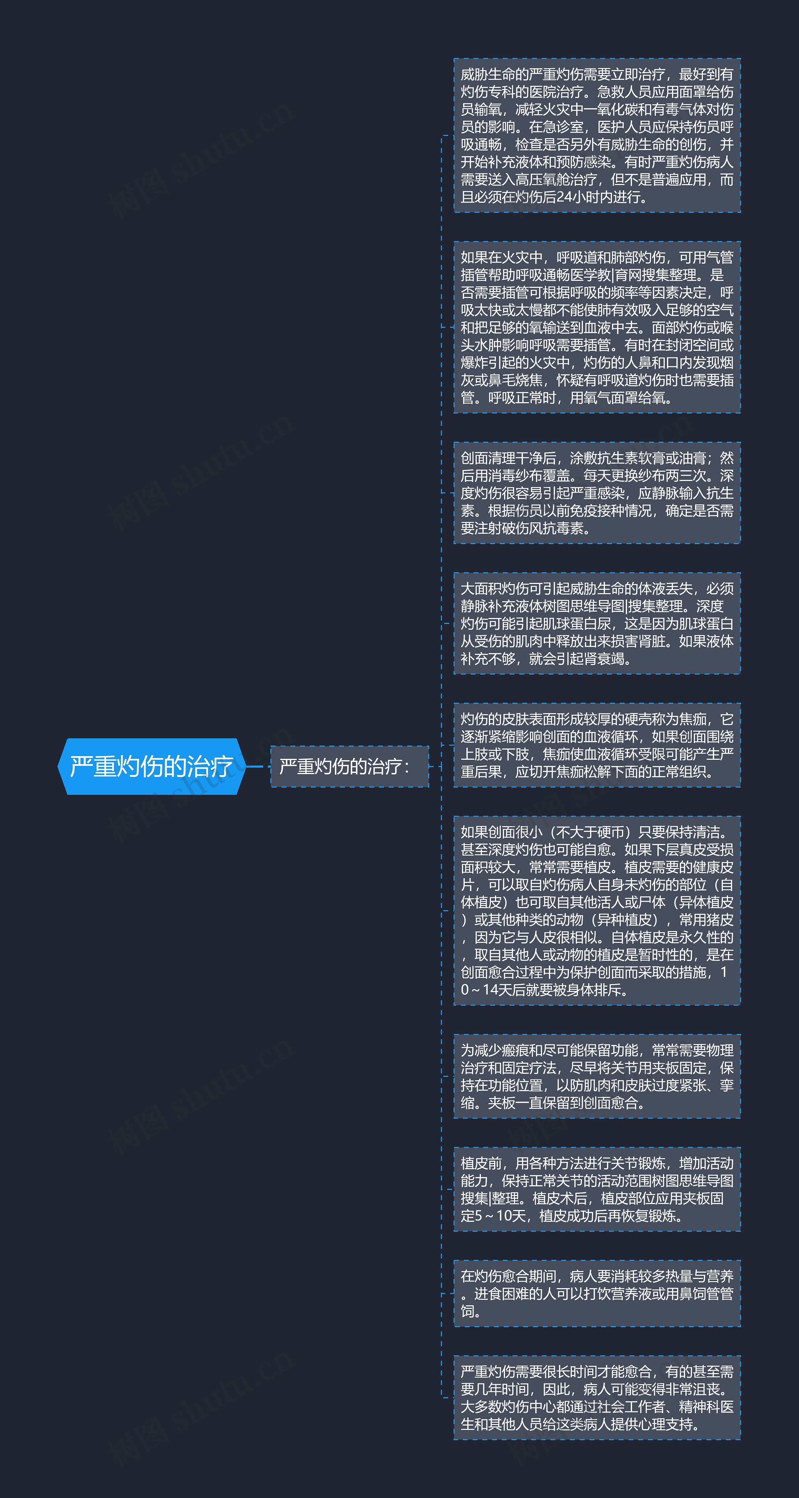 严重灼伤的治疗