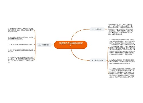 习惯流产应该做哪些诊断？