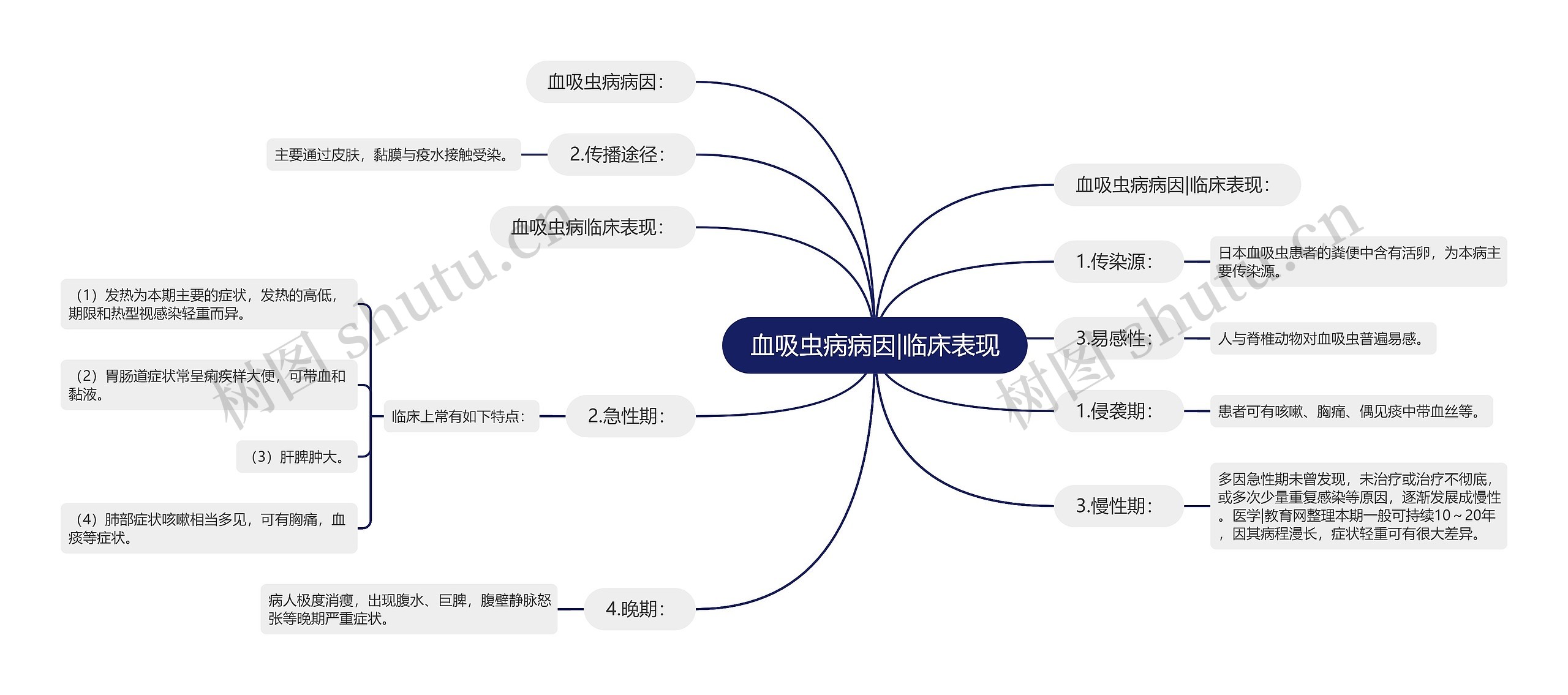 血吸虫病病因|临床表现