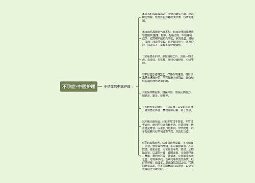 不孕症-中医护理