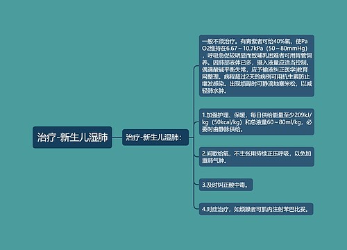 治疗-新生儿湿肺
