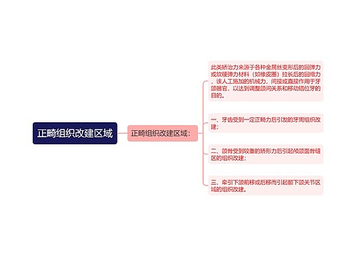 正畸组织改建区域