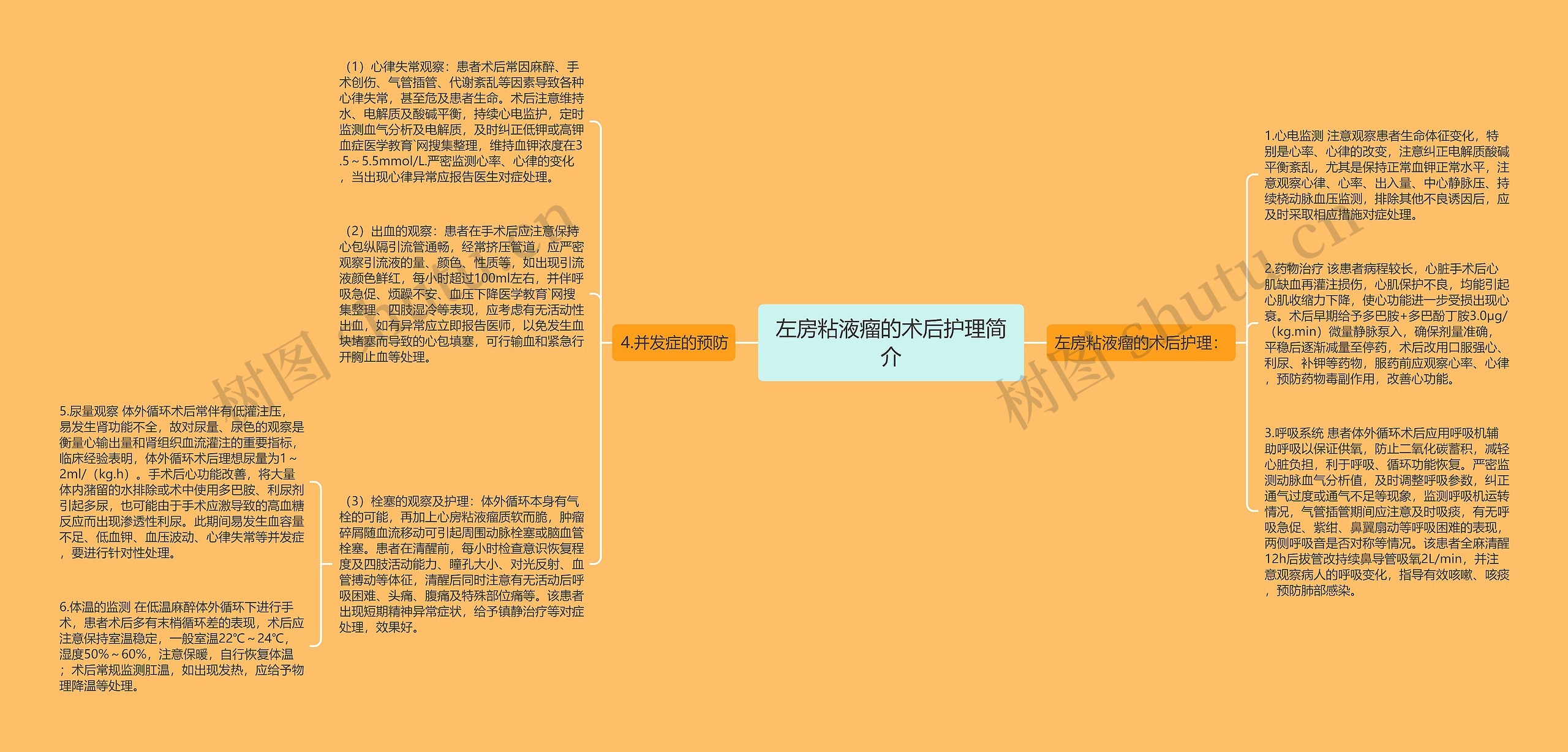 左房粘液瘤的术后护理简介 左房粘液瘤的术后护理简介