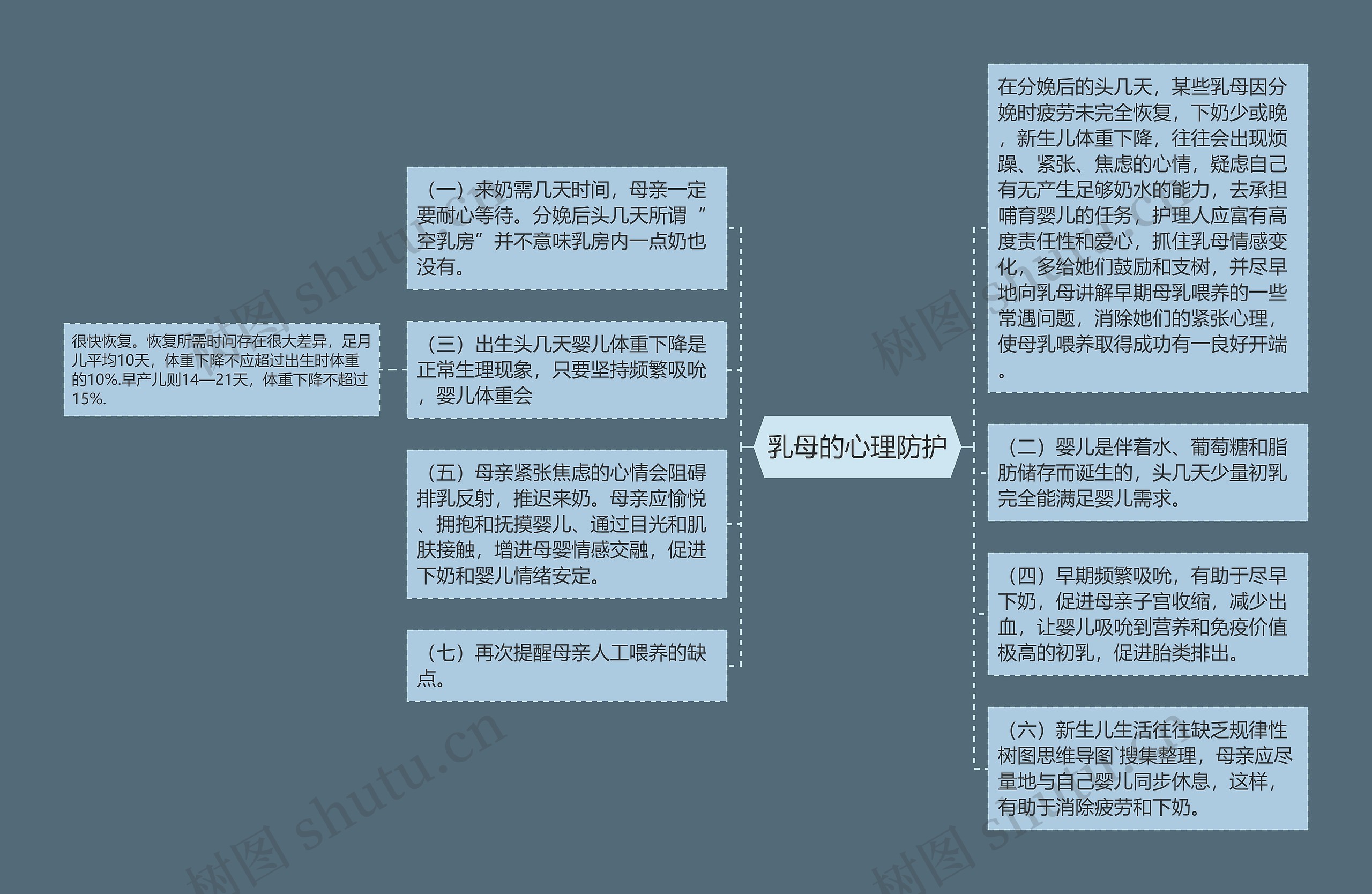 乳母的心理防护思维导图