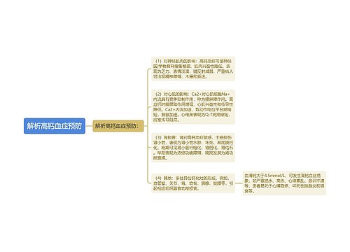 解析高钙血症预防