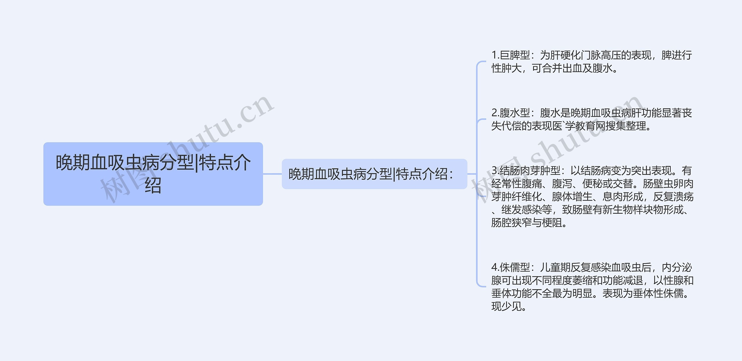 晚期血吸虫病分型|特点介绍