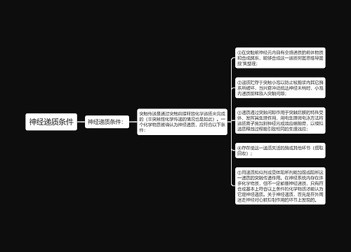 神经递质条件