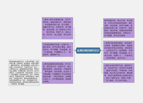 痞满的病因病机知识