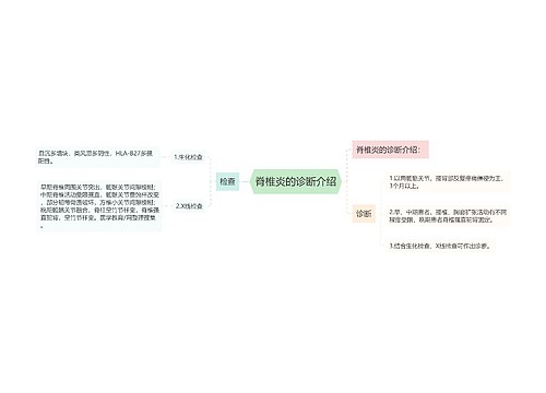 脊椎炎的诊断介绍