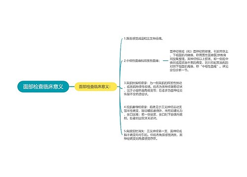 面部检查临床意义