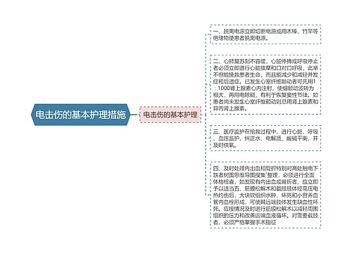 电击伤的基本护理措施